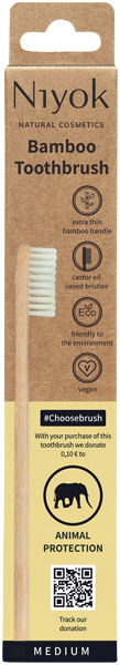 Niyok Bambuszahnbürste Animal Protection