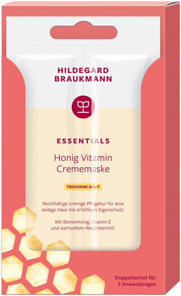 Hildegard Braukmann Essentials Honig Vitamin Crememaske Box mit 12x14 ml