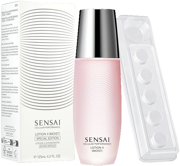 SENSAI CELLULAR PERFORMANCE LOTION II (MOIST) WITH PADS