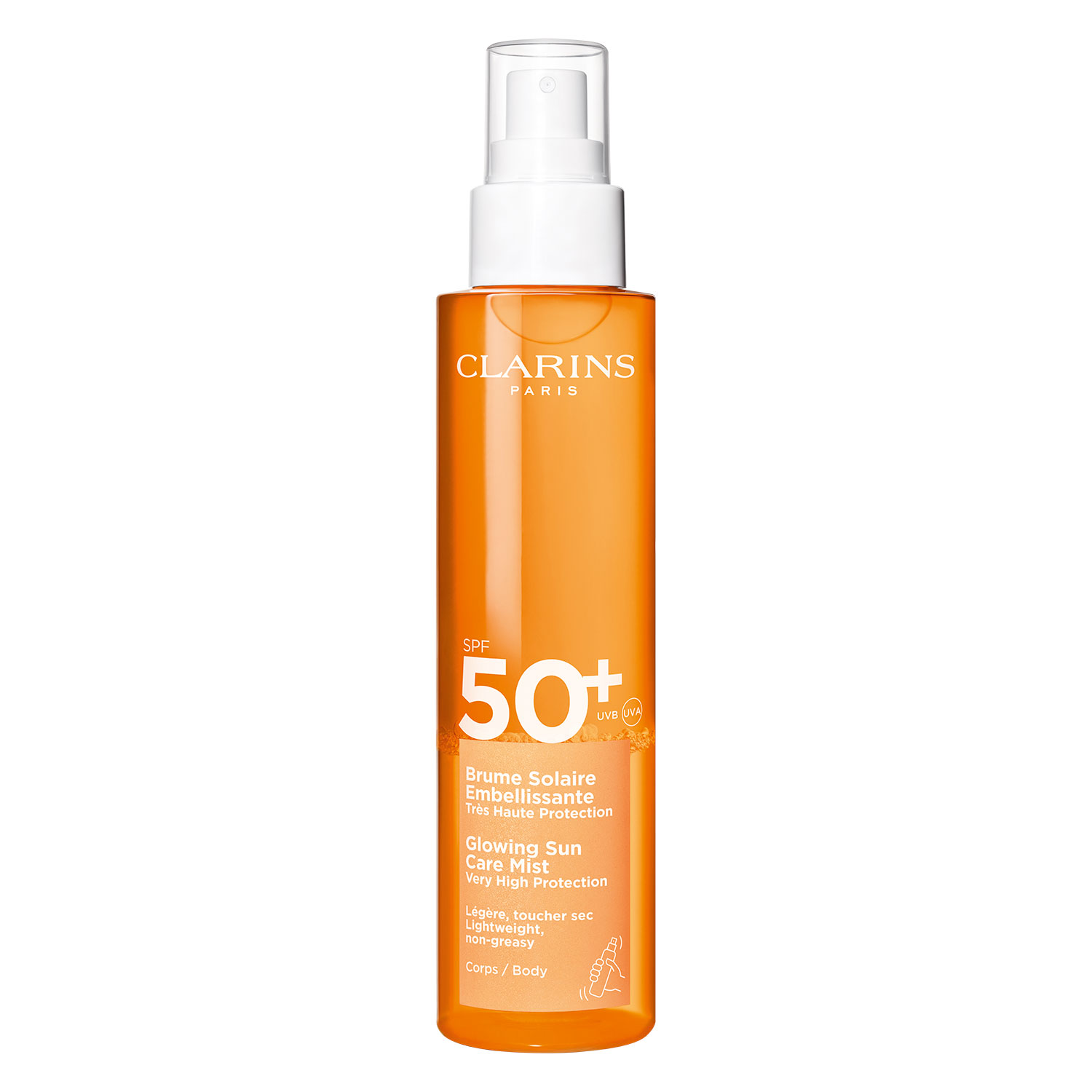 CLARINS Brume Solaire Embellisante Corps SPF 50+