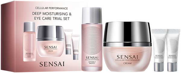 SENSAI CELLULAR PERFORMANCE DEEP MOISURISINGF & EYE CARE TRIAL SET