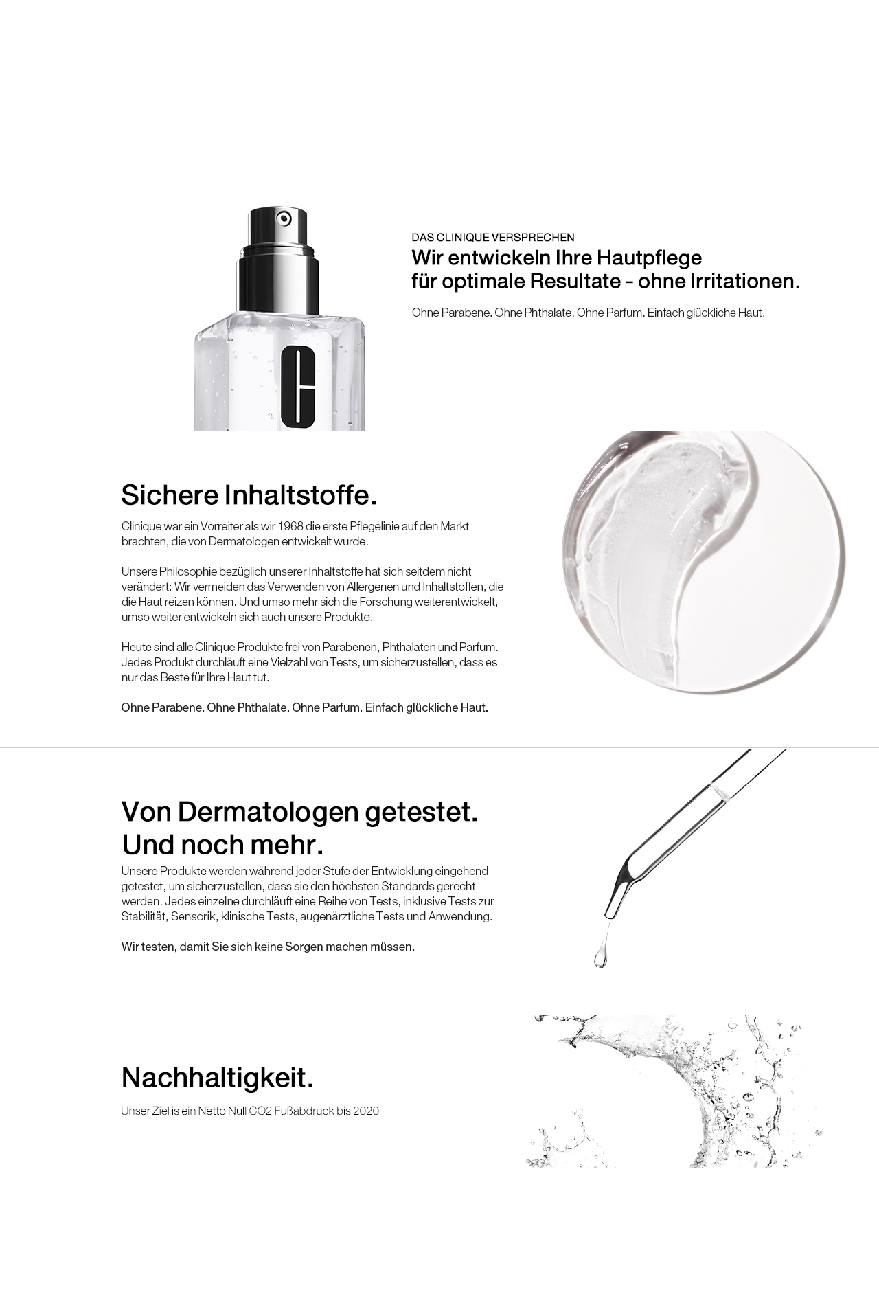 Das Clinique Versprechen