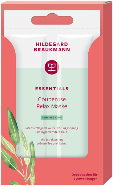 Hildegard Braukmann Essentials Couperose Relax Maske Box 12x14ml