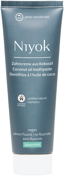 Niyok Zahncreme aus Kokosöl Spearmint