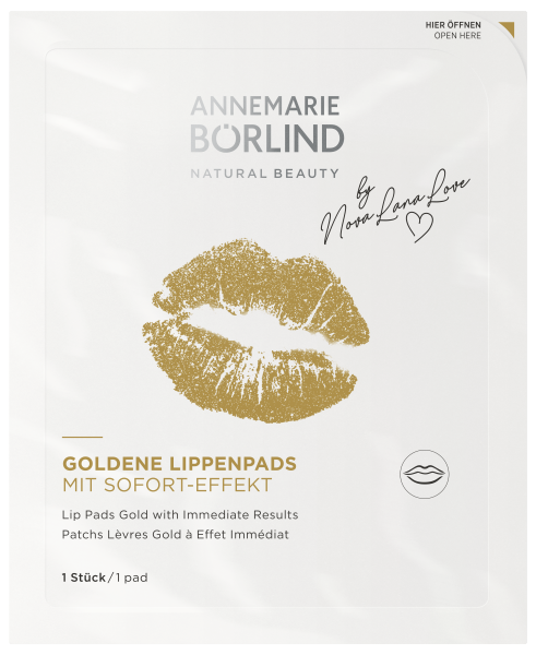 ANNEMARIE BÖRLIND GOLDENE LIPPENPADS mit Sofort-Effekt