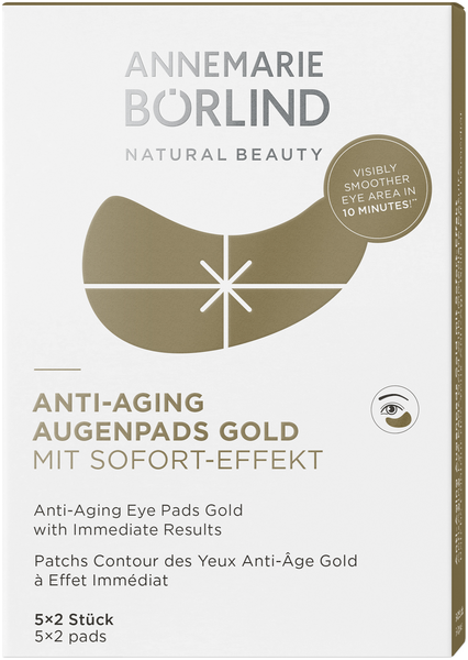 ANNEMARIE BÖRLIND ANTI-AGING AUGENPADS GOLD mit Sofort-Effekt