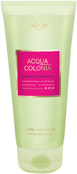 4711 Acqua Colonia Pink Pepper & Grapefruit Aroma Shower Gel with Bamboo Extract