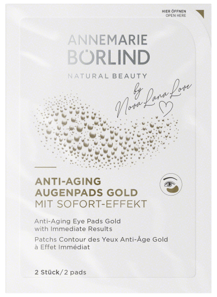 ANNEMARIE BÖRLIND ANTI-AGING AUGENPADS GOLD mit Sofort-Effekt