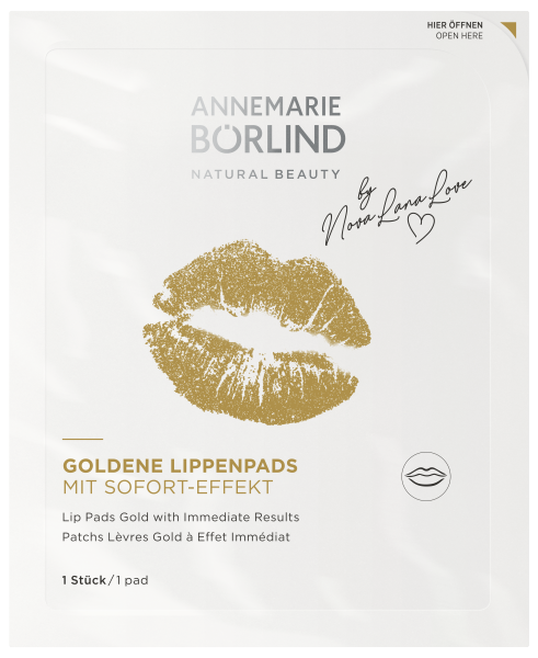 ANNEMARIE BÖRLIND GOLDENE LIPPENPADS mit Sofort-Effekt