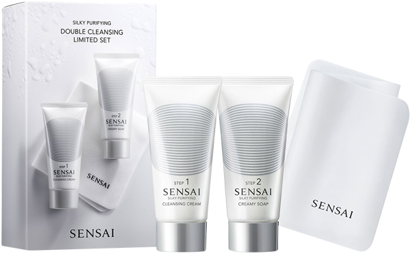 SENSAI SILKY PURIFYING DOUBLE CLEANSING SET