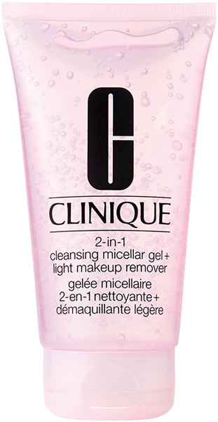 Clinique 2-in-1 Cleansing Micellar Gel + Light Makeup Remover