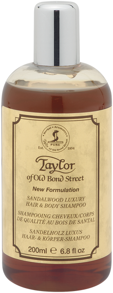 Taylor of Old Bond Street Sandalwood Luxury Moisturizing Hair & Body Shampoo